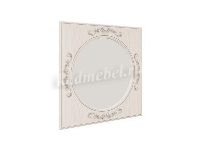 Зеркало навесное Каролина (Вудлайн кремовый/Сандал белый патина)