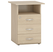 Тумба приставная 3 ящика Гермес Тм01 (Дуб сонома)