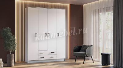 Шкаф Квадро без зеркал (Белый)