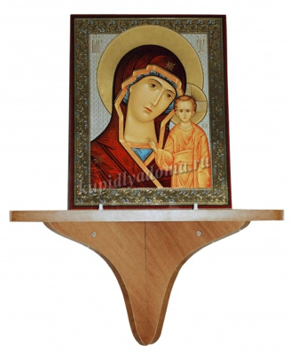 Полка под икону Вита (Карамель)