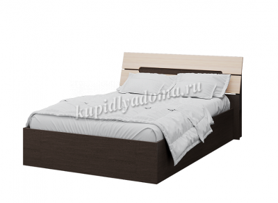 Кровать Гавана 1.4 (Венге/Дуб молочный)