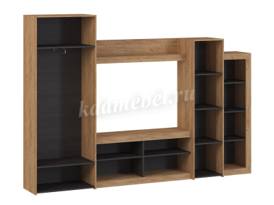 Гостиная Оскар 4 (Дуб золотой/Венге)