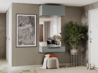 прихожая Люмьер_дуб сонома_шиншилла серая_композиция 1 прихожая Люмьер_дуб сонома_шиншилла серая_композиция 1
