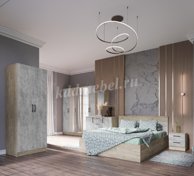 Зеркало Вегас (Дуб крафт серый)