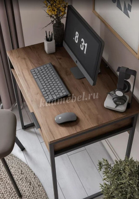 Стол письменный Стелла (Дуб крафт табачный/Черный)