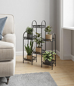 Подставка для цветов Лира-36 (Черный)