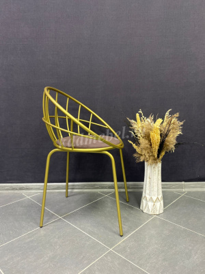 Стул Сириус-1 (Золото/Велюр Какао) тип 2