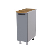 Шкаф нижний глубокий Г3Р кухня Марбл без столешницы (Белый/Индиго)