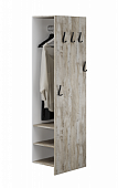 Вешало напольное Чикаго ЧВ-30 (Дуб юкон/Белый древесные поры)