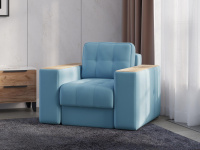 Кресло Виконт_Светло-голубой