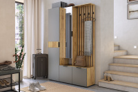 Прихожая Бери К2 Крафт золотой Графит Прихожая Бери К2 Крафт золотой Графит