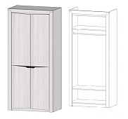 Шкаф Регина 2-х створчатый (Анкор светлый)