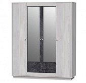 Шкаф Манхэттен 4-х створчатый (Анкор светлый/Цемент темный)