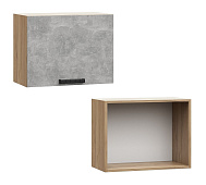 Шкаф верхний ШВГ 460*600 Кухня Вивиан (Мрамор белый)