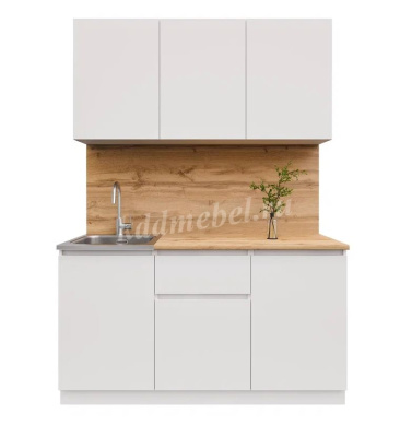 Кухня Лето 1,5 (Белый)