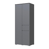 Шкаф Плейона спальня 2-х створчатый (Графит серый)