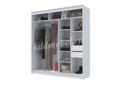 Шкаф-купе Гранд 2000 (Белый)