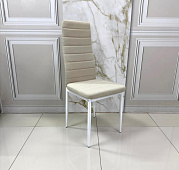 Стул обеденный F-17 (F-261-3) (Бежевый/Ткань А-02-2/Ноги белые)