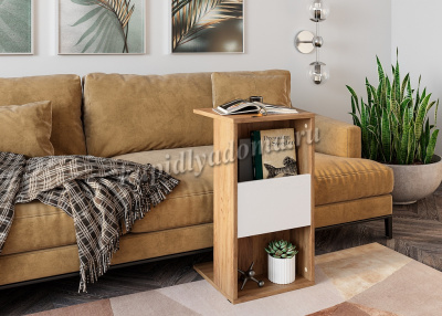 Полка Ион-1 (Крафт/Белый)