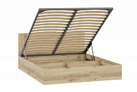 Кровать Квадро-12 1.6 с подъёмным механизмом (Дуб Делано светлый)