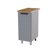 Шкаф нижний 35Р кухня Танго без столешницы (Белый/Ваниль глянец)