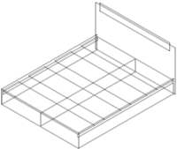 Кровать схема