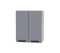 Шкаф верхний 6В кухня Осло (Белый/Карбон Дарк грин)