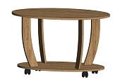 Стол журнальный Овальный (Дуб вотан)