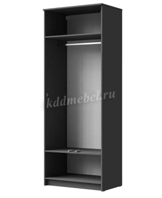 Шкаф распашной Лето-1 0.8 (Графит)