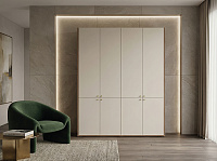 Шкаф Орма 4-х створчатый (Дуб крафт табачный/Кашемир)