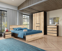 ТЭКС_Спальня Плейона_Венге_дуб Делано композиция новая 2.