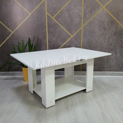 Стол журнальный раскладной СЖ-17 (Белый)