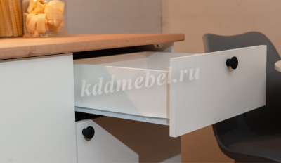 Кухня Ева 1,0 (Белый шагрень)