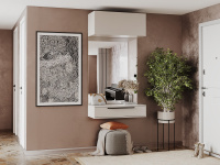 прихожая Люмьер_дуб сонома_кашемир_композиция 1