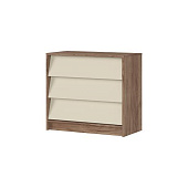 Комод Рейн 800 (Дуб крафт табачный/Кашемир)