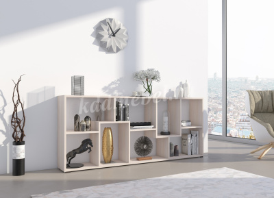 Стеллаж Матрица (Дуб молочный)