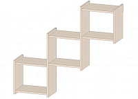Полка Квадро (Дуб молочный)