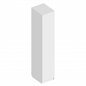 Пенал 1-ств Бьянко с полками (Белый лофт)