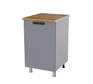 Шкаф нижний глубокий Г5Р кухня Крафт без столешницы (Дуб сонома/Бетон темный)