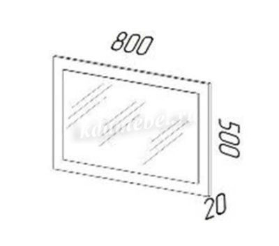 Зеркало Эра (Венге/Лоредо)