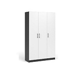 Шкаф 3д. Чикаго (Антрацит/Белый)