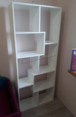 Стеллаж Матрица (Белый жемчуг)