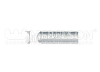 Соединительная угловая планка для столешницы 38 мм (Титан)